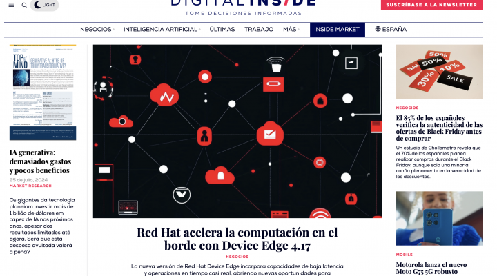 Digital Inside aterra al mercat espanyol per impulsar la informació tecnològica